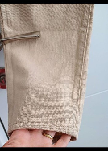 27 Beden camel Renk Mom Jeans