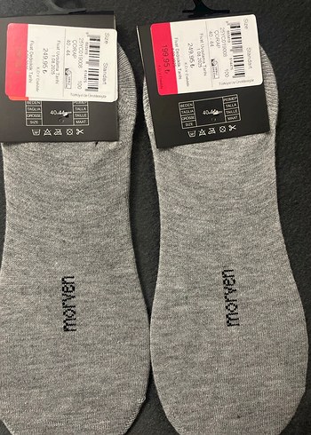 Morven Gri Erkek çorap - Görsel 2
