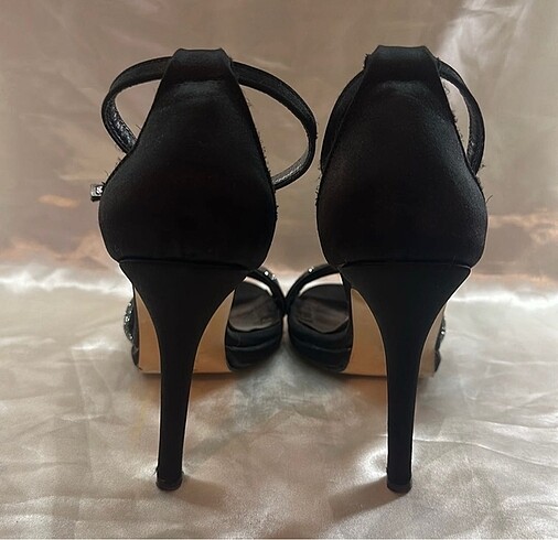 Parıltı detay siyah şık - Görsel 5