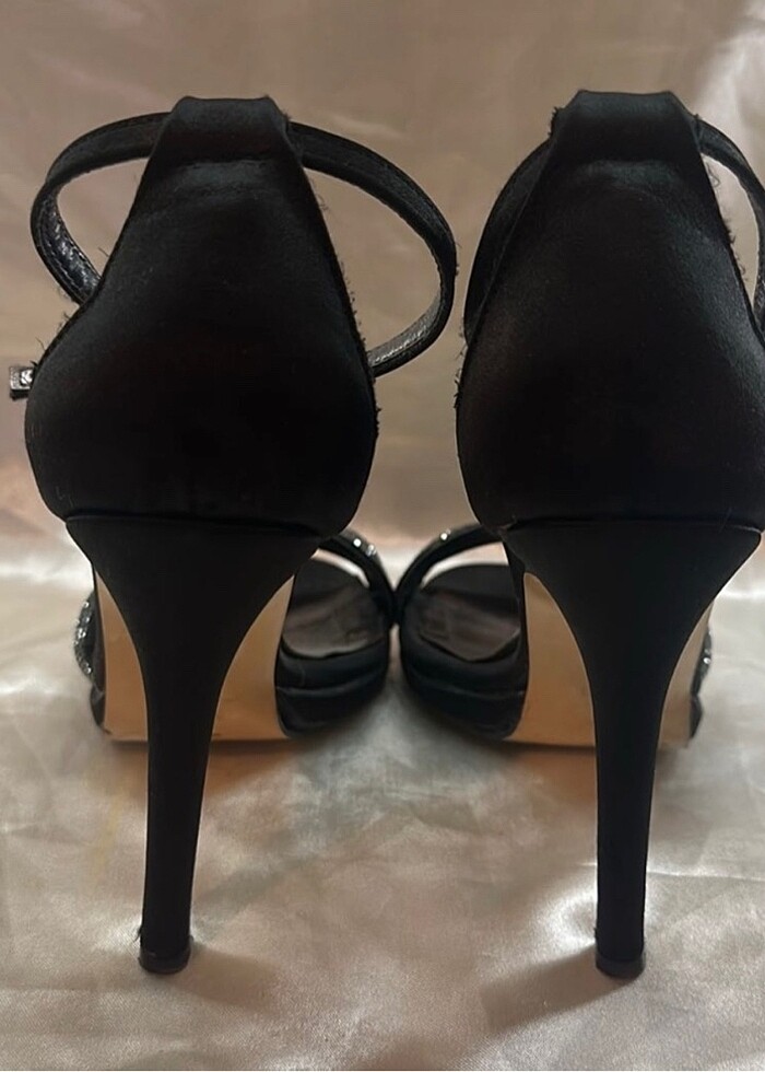 Parıltı detay siyah şık - Görsel 5