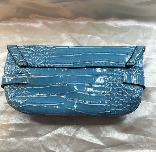 Mavi omuz yada el çantası - Görsel 2