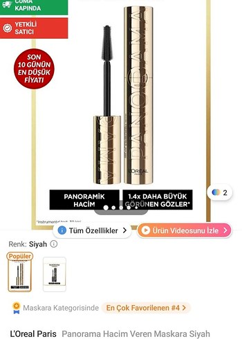 Maskara etiketli - Görsel 2