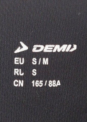 Siyah Kadın Spor  Demix Siyah Spor Atlet  Nefes Alan Kumaş - Görsel 3