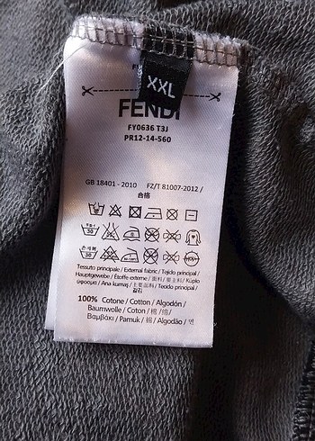 FENDI Roma Orijinal Kapüşonlu Sweatshirt  XXL | Made in Italy - Görsel 6