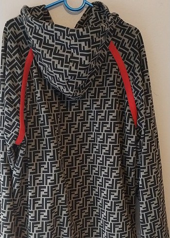 FENDI Roma Orijinal Kapüşonlu Sweatshirt  XXL | Made in Italy - Görsel 2