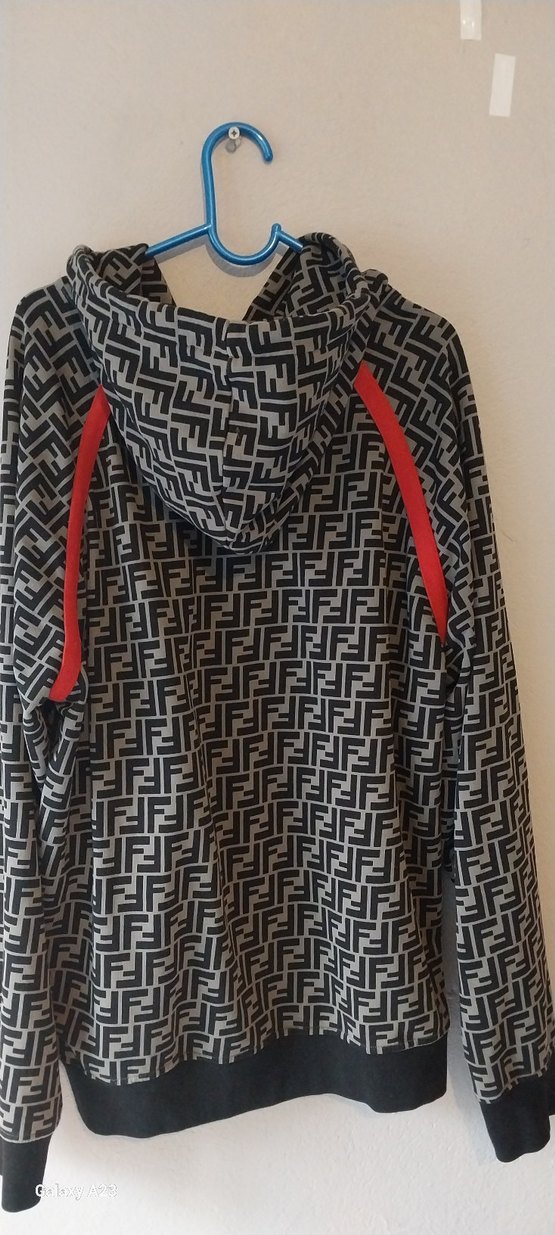 FENDI Roma Orijinal Kapüşonlu Sweatshirt  XXL | Made in Italy - Görsel 2