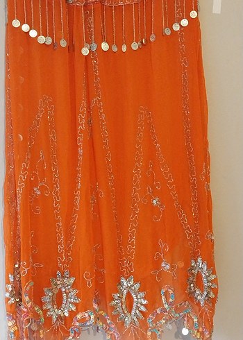 Oryantal Dans Kostümü Üst Etek - Görsel 10