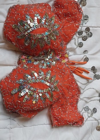 Oryantal Dans Kostümü Üst Etek - Görsel 11