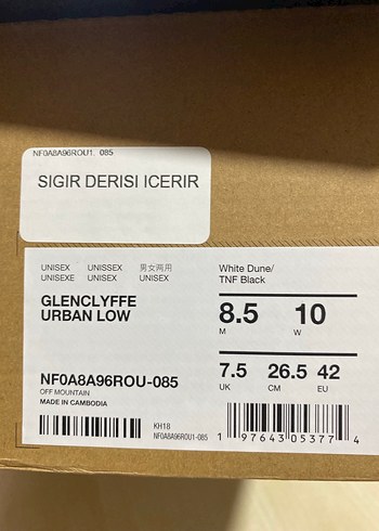 The North Face Beyaz Erkek Deri Ayakkabı - Görsel 4