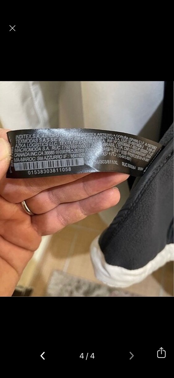 Beyaz Fermuarlı Erkek Midi Ceket - Görsel 4