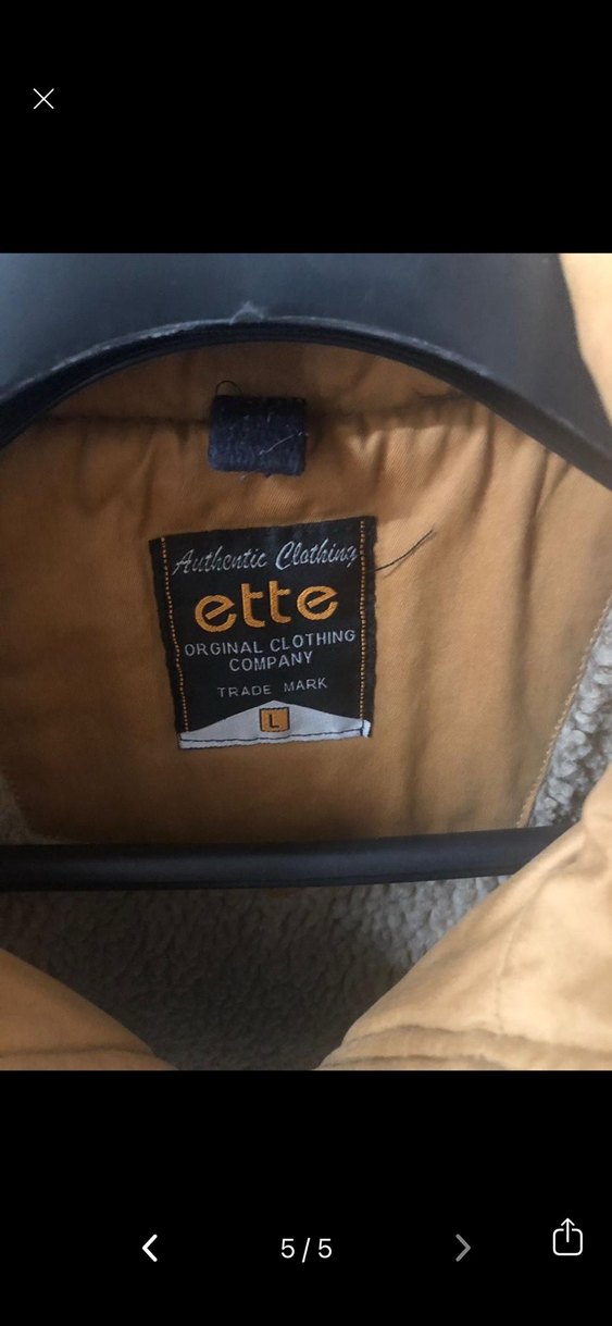 Bej Süet Erkek Mont - Görsel 5