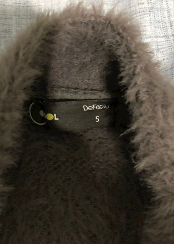 Gri Kürk Detaylı Kadın Boğazlı Kazak - Görsel 4