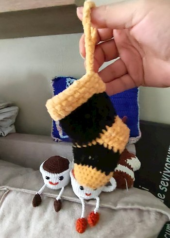 yılbaşı süsü cüzdan çorap - Görsel 6