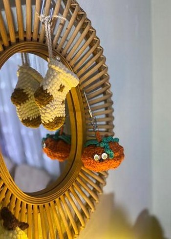 yılbaşı süsü cüzdan çorap - Görsel 8