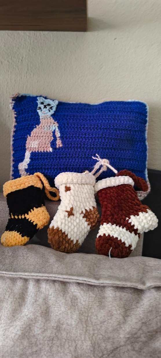 yılbaşı süsü cüzdan çorap - Görsel 3