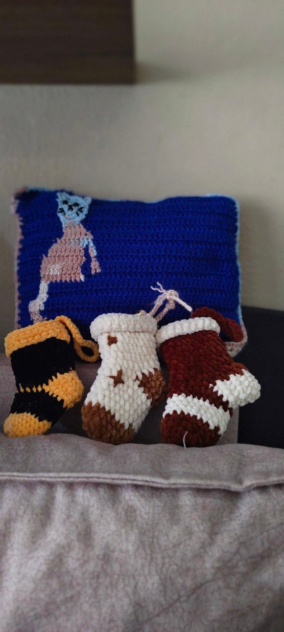 yılbaşı süsü cüzdan çorap - Görsel 4