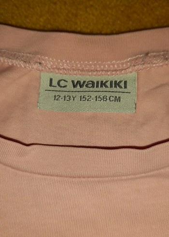 Pembe Baskılı Kız Tişörtü, Kısa Kollu, Rahat Kesim - Görsel 3