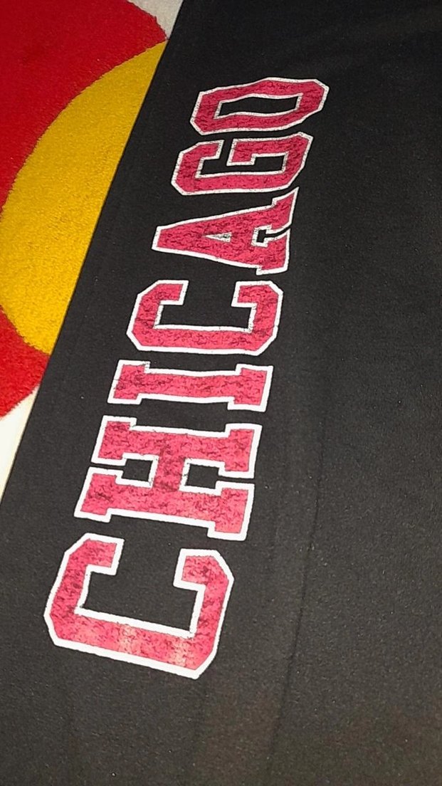 Siyah Baskılı Kadın Eşofman Altı - Görsel 2