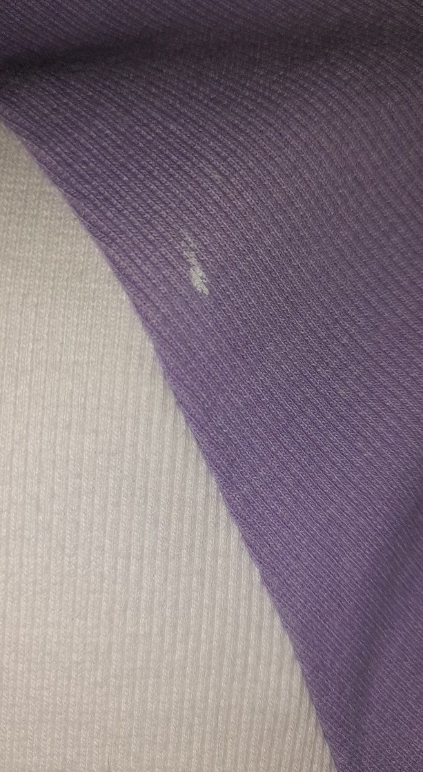 Kadın Mor Kollu Baskılı crop - Görsel 3