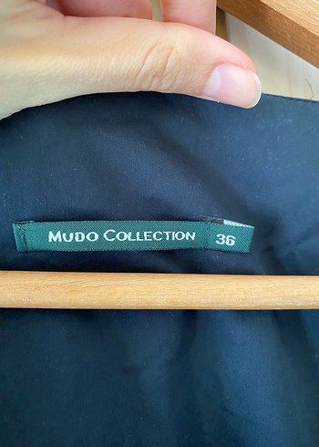 Siyah  Kolsuz Midi Elbise - Görsel 4