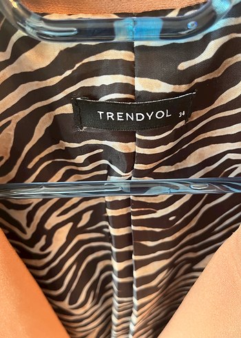 Tarçın Düğmeli Kadın Blazer Ceket - Görsel 7