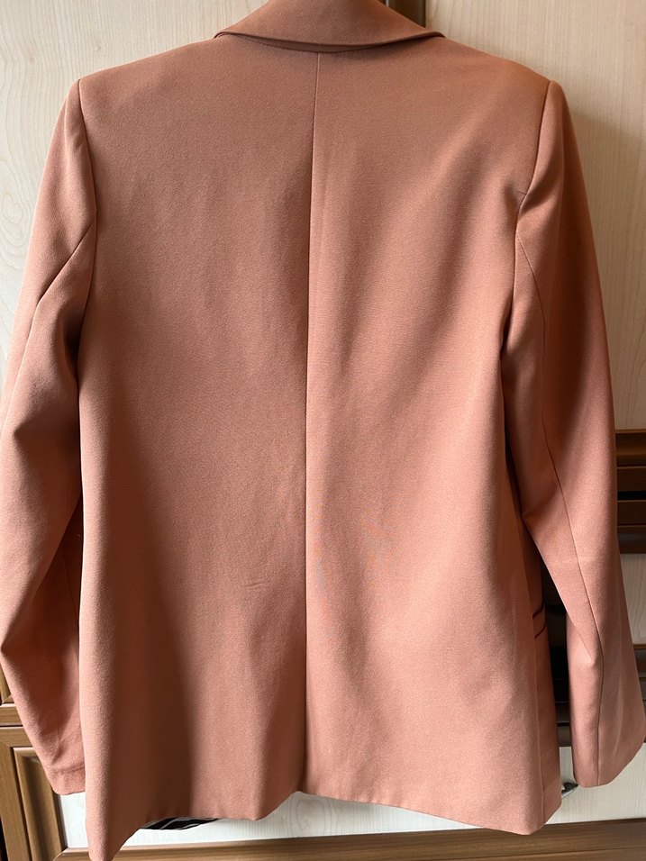 Tarçın Düğmeli Kadın Blazer Ceket - Görsel 4