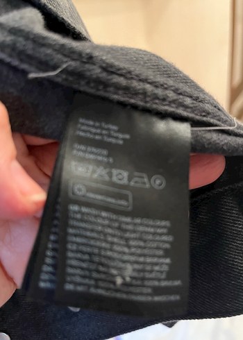 Gri Düğmeli Kadın Denim Ceket - Görsel 4