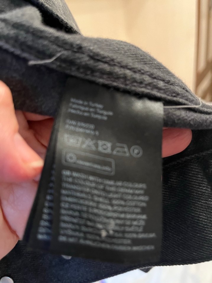 Gri Düğmeli Kadın Denim Ceket - Görsel 4