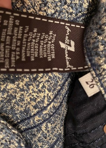 Simli Likralı Kadın Jean - Görsel 4