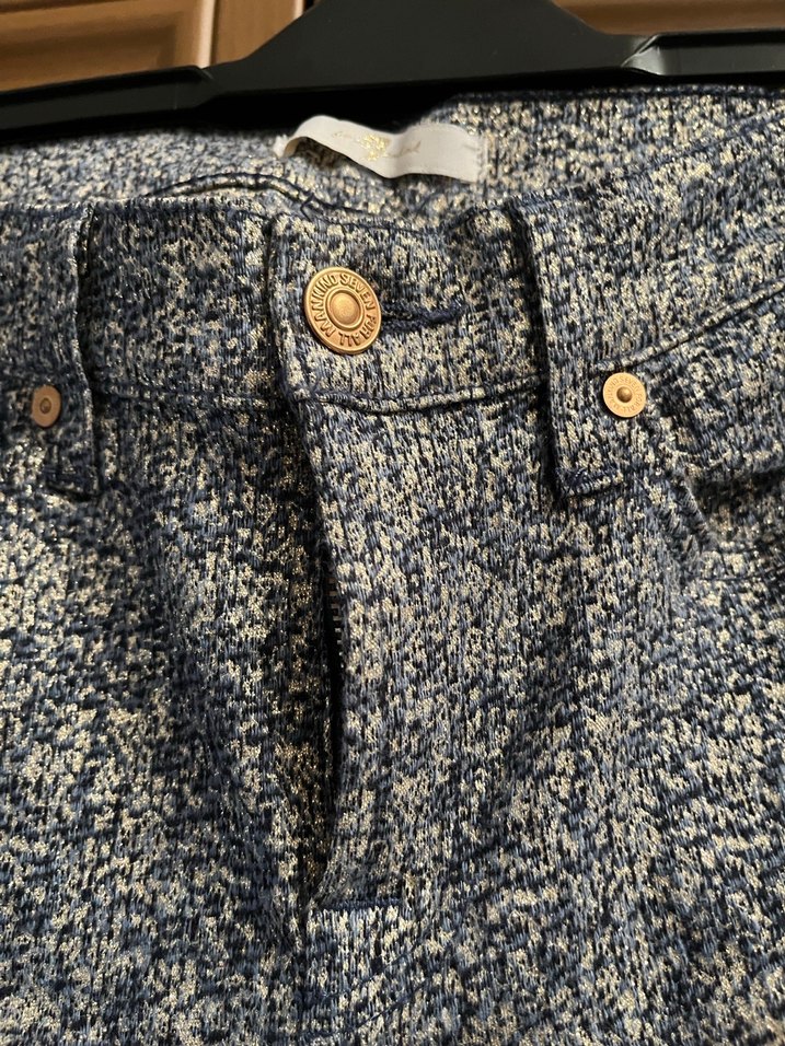 Simli Likralı Kadın Jean - Görsel 3