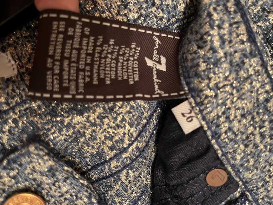 Simli Likralı Kadın Jean - Görsel 4