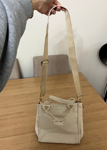 Tony York krem Kadın Çanta - Görsel 4