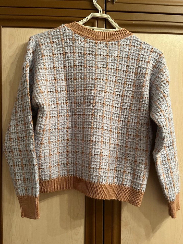 Kadın Kahverengi Triko Uzun Kollu Kazak - Görsel 5