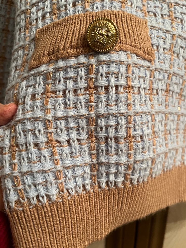 Kadın Kahverengi Triko Uzun Kollu Kazak - Görsel 2