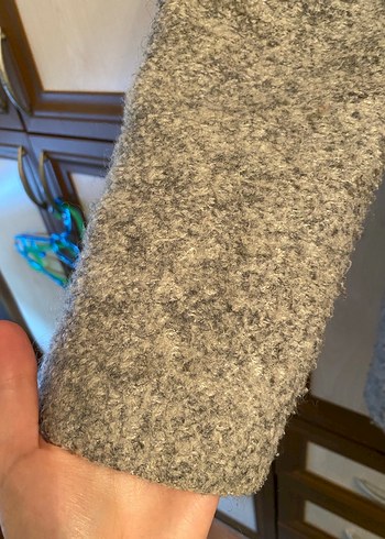 Gri Fermuarlı Kaban - Görsel 3