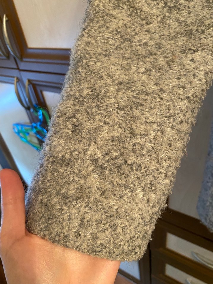 Gri Fermuarlı Kaban - Görsel 3