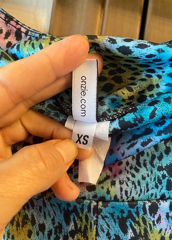 Kadın Renkli Tayt - Görsel 2