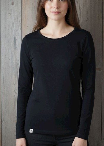 Noorlys XXL Siyah Organik Pamuk Sweatsh - Görsel 2