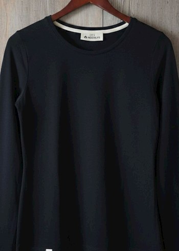 Noorlys XXL Siyah Organik Pamuk Sweatsh - Görsel 3