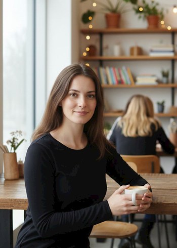 Noorlys XXL Siyah Organik Pamuk Sweatsh - Görsel 4