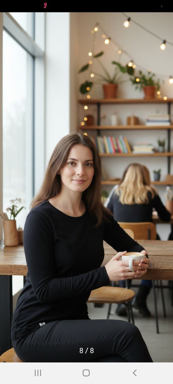 Noorlys XXL Siyah Organik Pamuk Sweatsh - Görsel 4