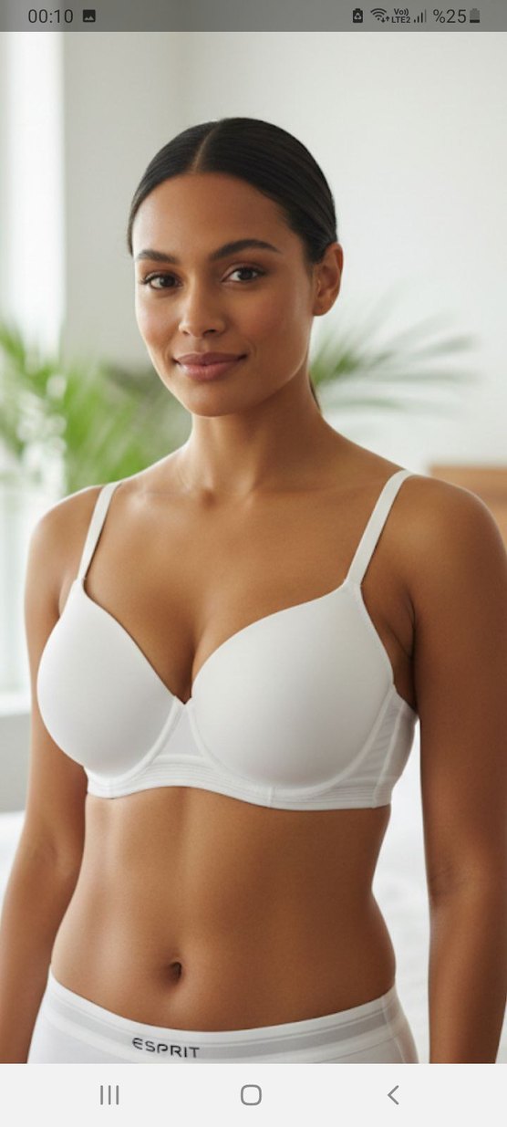 Esprit Beyaz Straplez Dolgulu Sütyen - Görsel 2