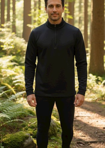 MP (MyProtein) Siyah Yarım Fermuarlı Erkek - Görsel 5