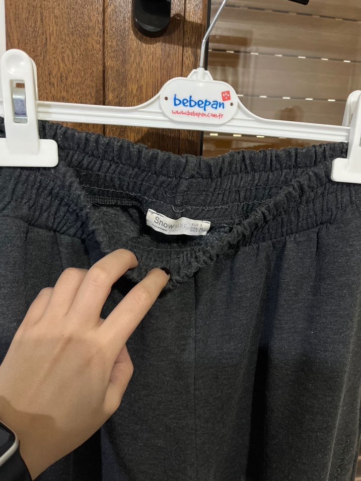 Siyah Kadın Regular Fit Sweatpants - Görsel 4