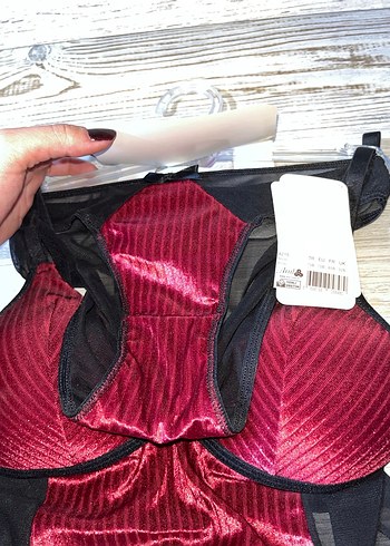 Kadife bralet takımı - Görsel 3