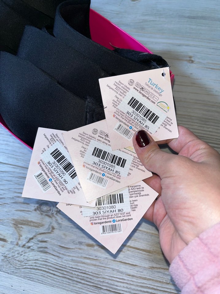 Siyah Mini yarım dolgulu straplez sütyen - Görsel 5