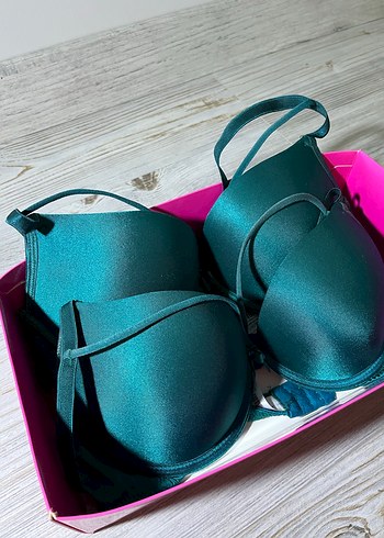 Turkuaz Destekli Sütyen - Görsel 2
