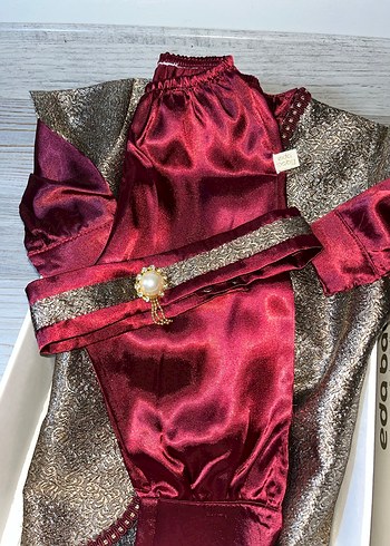 Bordo bebek erkek takımı - Görsel 4