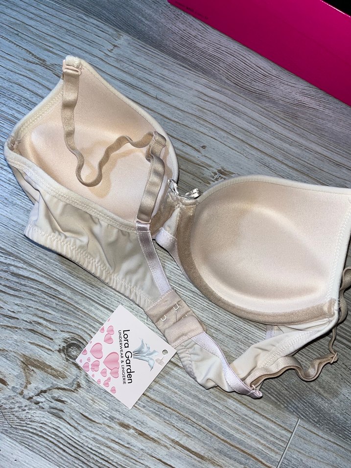 Bej yarım dolgulu sütyen - Görsel 3