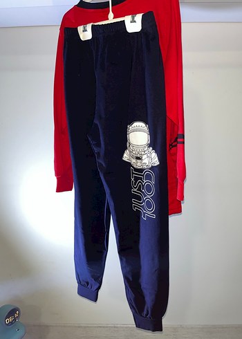 Kırmızı Erkek Çocuk Baskılı Pijama takımı - Görsel 4